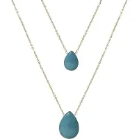 Luxenter Ketting 'Abelia' blauw