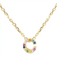 Luxenter Ketting 'Alphabet' gemengde kleuren
