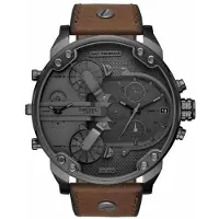 Diesel DZ7413 Mr. Daddy 2.0 Chronograaf Herenhorloge Bruin Leer