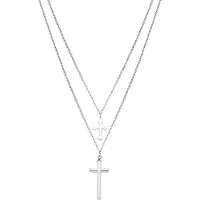 Luxenter ketting afgewerkt met rhodium - Frikca