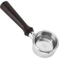 OEM 58 mm roestvrijstalen filter voor espresso, met dubbele openingen, bodemloos