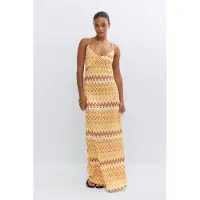 Gina Tricot Multi colour maxi dressLange jurkenGeeloranjeSDames