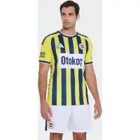 Adidas Tricot 'Fenerbahçe 2026/2027' navy / honing / knalrood / wit