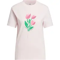 Adidas Functioneel shirt 'Bloom At Your Own Pace' groen / pink / rosé / lichtroze