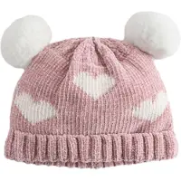 Next Baby-beanie met twee pompons