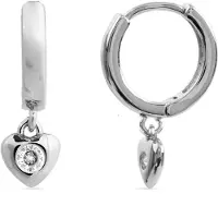 Luxenter Rhodium Plated Briljant Zirkonia Oorbellen - Award