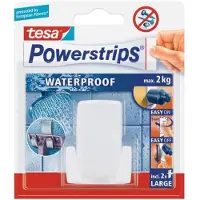 TESA Powerstrips Scheermeshhouder Wit