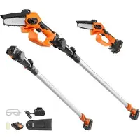 OEM Elektrisch 2-in-1 snij- en zaagapparaat - 20V 2Ah - Mengmotor - Borstelloze motor - Telescopische snijtafel - Uitschuifbaar tot 2,43 m - 22.000 omwentelingen per minuut