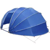 vidaXL Pool Tent Dome 538 x 440 x 204 cm 185T polyester met PU-coating