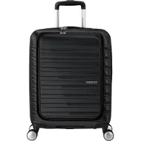 American Tourister Flashline Spin. 55/20 Frontloader Cabin Trolley shadow black