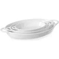 Super Merchant Ovale tapasschaal – porselein – thermoshock bestendig – 0,19L – 200x107x30 mm