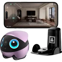 Enabot EBO Air 2 Plus Haustier- roboter Huisdierrobot Zwart, Pink 1 stuk(s)