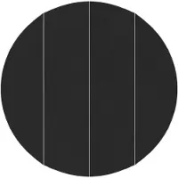 vidaXL Zwembadfolie, diameter 500 cm (2 mm), rond, vliesmateriaal, zwart