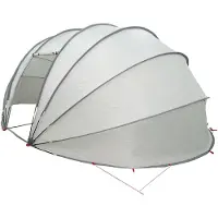 vidaXL Pool Tent Dome 538 x 440 x 204 cm Grijs