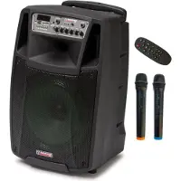 Audio Design Actieve luidspreker met USB/SD-speler, AudioDesign M2, 12W/kanaal