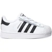 Adidas Sneakers 'SUPERSTAR II EL I' zwart / wit