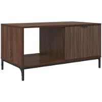 vidaXL Salontafel Bruin Eiken 90 x 49 x 46 cm Bewerkt hout