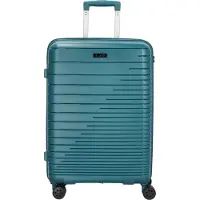 D & n lederwaren Trolley 'Travel Line 4600' petrol