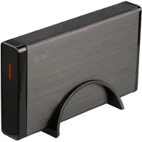ITEC USB 3.0 Mysafe externe harde schijf behuizing zwart [voor 3,5" (8,9cm) SATA HDD/SSD, aluminium]
