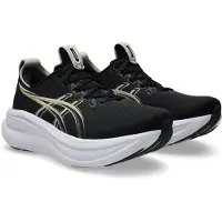 Asics Loopschoen 'Gel-Nimbus 28' lichtbeige / zwart