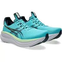 Asics Loopschoen 'Gel-Nimbus 28' aqua / pastelgroen / zwart