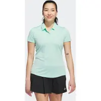 Adidas Functioneel shirt 'Women's Solid Performance Short Sleeve Polo' mintgroen / wit