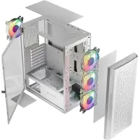 Logic ARAMIS ARGB Mini-ITX behuizing, wit, met USB 3.0