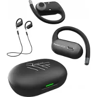 PowerLocus Bluetooth-oordopjes, open model, 30 uur batterijduur, met AI-microfoons