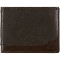Camel active Leren Portemonnee Stone Jeans Wallet Brown Donkerbruin