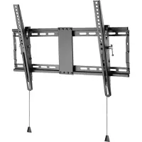 Deltaco OFFICE ARM-0204, Kantelbaar TV Beugel, inklapbaar, 37"- 80 inch, max. 70 kg, zwart