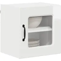 vidaXL Vaatwasserpaneel Kalmar Hoogglans wit 40 x 31 x 40 cm
