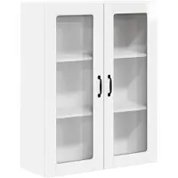 vidaXL Vaatwasserpaneel Kalmar Hoogglans wit 80 x 31 x 100 cm