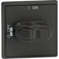 ABB IP54 Zwarte Selectorknop Met Snap On Bevestiging - 1SCA105211R1001