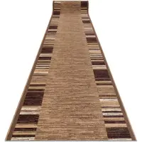 Rugsx Vloerbekleding met rubber bekleed ADAGIO beige , szerokość 67cm 67x190 cm