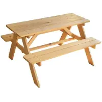 Fun House Houten Picknicktafel Fun House 95 x 75 x 53 cm