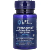 Life Extension - Pycnogenol Frans Maritiem Pijnboomschors Extract, 100mg - 60 vegetarische capsules
