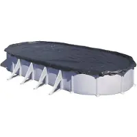 Gre Accessories Winter Cover For Oval Pools Premium Grijs 680 x 460 cm