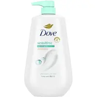 Dove Body Wash Sensitive Skin 870 ml – Hydraterende Douchegel – 24u Lotion-Zachte Huid – Hypoallergeen – Zonder Sulfaten & Parabenen