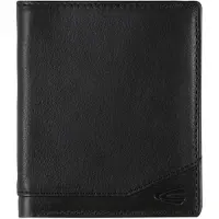 Camel active Leren Portemonnee Stone High Form Wallet Black Zwart