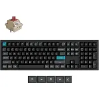 Keychron Q6 Ultra - Mechanisch Toetsenbord - Draadloos - US Qwerty - 100% - Rode Switch - Zwart