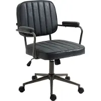 CLP Natrona Bureaustoel - Ergonomisch - Armleuning - antiek zwart