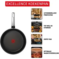 Tefal Excellence Koekenpan Ø30cm Zwart zwart Aluminium Pan