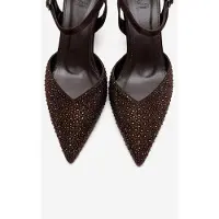 Forever & Always Vilka Verfraaide Slingback Kitten Heel Pumps