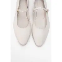 Forever & Always Lara Leren Mary Jane Platte Schoenen