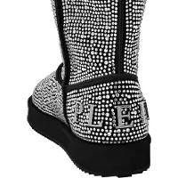 Philipp Plein Boots zwart / zilver