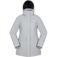 Mountain Warehouse Dames Snowdrift Waterdichte Ski Jas (Lichtgrijs)