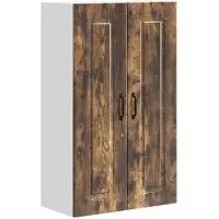 vidaXL Vaatwasserpaneel Kalmar Rook Eiken 60 x 31 x 100 cm