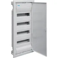 Hager VU48NC VU48NC Distributiekast Inbouw (in muur) Aantal groepen: 48 Aantal rijen: 4 Inhoud: 1 stuk(s)