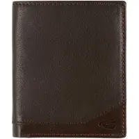 Camel active Leren Portemonnee Stone High Form Wallet Brown Donkerbruin