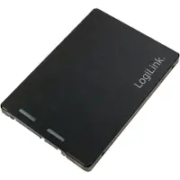 Logilink AD0019 (M.2, 2.5"), Harddisk behuizing, Zwart